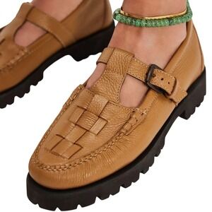 G.H. Bass & Co. Fisherman Mary Jane Weejuns Loafers Leather Free People Womens 8